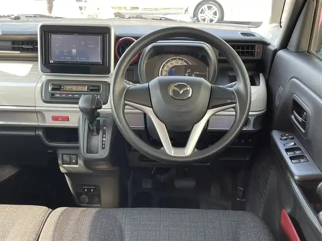 マツダ フレアワゴン ハイブリッド XS 栃木県 2020(令2)年 2.3万km オフブルーM ワンオーナー/社外メモリナビ/　（ワンセグTV・CD・USB）/両側パワースライドドア/衝突被害軽減ブレーキ/運転席シートヒーター/リアコーナーセンサー/リアサンシェイド/ETC/スマートキー×2/保証書/取扱説明書