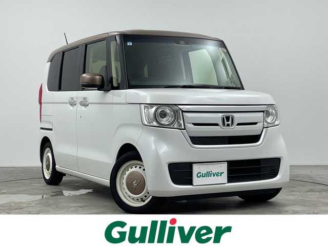 ホンダ Ｎ ＢＯＸ G･EXターボ Hセンシング カッパーブラウンスタイル 三重県 2019(平31)年 3.3万km 白Ⅱ 禁煙車/純正ナビ/【CD/DVD/SD/Bluetooth】/地デジ対応TV　/バックカメラ　/衝突軽減ブレーキ　/レーダークルーズコントロール　/レーンキープアシスト　/両側パワースライドドア　/純正ドライブレコーダー 　/ＥＴＣ　/ステアリングリモコン　/ＬＥＤヘッドライト　/オートライト機能/プッシュスタート/ウィンカーミラー