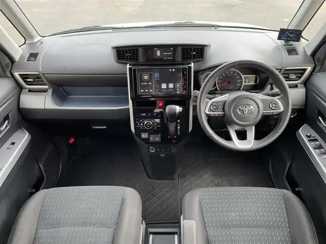 トヨタ ルーミー カスタムG－T 東京都 2022(令4)年 4.6万km ブラックマイカメタリック/パールホワイト2トーン 純正９型ＤＡ　/全周囲　/両側電動　/追従クルコン　/ビルトインETC　/前後ドラレコ　/エンジンスターター　/フルセグTV　/Bluetooth　/前席シートヒーター　/LEDヘッド　/AVH　/電子パーキング
