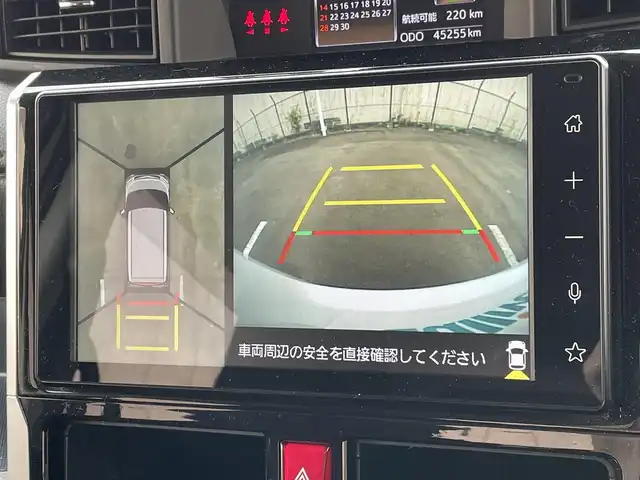 トヨタ ルーミー カスタムG－T 東京都 2022(令4)年 4.6万km ブラックマイカメタリック/パールホワイト2トーン 純正９型ＤＡ　/全周囲　/両側電動　/追従クルコン　/ビルトインETC　/前後ドラレコ　/エンジンスターター　/フルセグTV　/Bluetooth　/前席シートヒーター　/LEDヘッド　/AVH　/電子パーキング