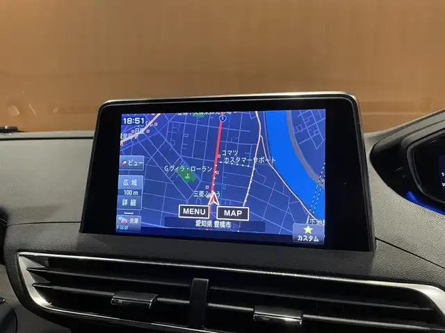 プジョー ５００８ GT ブルーHDi 愛知県 2022(令4)年 2.4万km プラチナグレー ファーストクラスパッケージ/黒革シート/パノラマサンルーフ/純正ナビ/フルセグTV/360度カメラ/AppleCarPlay/シートヒーター/パワーシート/パワーバックドア/アクティブクルーズコントロール/BSM/LKA/純正18アルミ