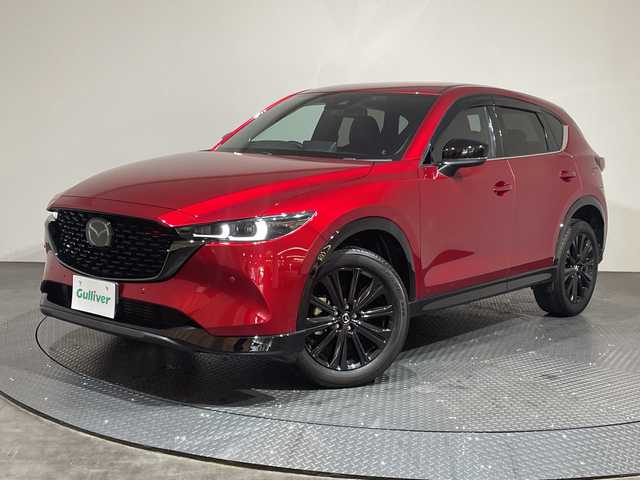 マツダ ＣＸ－５ XD スポーツアピアランス 愛媛県 2022(令4)年 2.2万km ソウルレッドクリスタルM ・10.25型ナビ/（フルセグ/Bluetooth/applecarplay/androidauto/USB）/・全方位カメラ/・衝突軽減ブレーキ/・ETC2.0/・レーダークルーズコントロール/・レーンキープアシスト/・前後コーナーセンサー/・DN席シートヒーター/パワーシート/・電動リアゲート/・オートマチックハイビーム