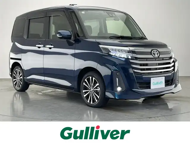 トヨタ ルーミー カスタムG－T 愛知県 2021(令3)年 2.8万km レーザーブルークリスタルシャイン 純正９型ナビ　全方位カメラ　両側パワスラ　禁煙車　Ｂｌｕｅｔｏｏｔｈ　フルセグＴＶ　ＤＶＤ　セーフティセンス　衝突軽減　追従クルコン　ＬＥＤオートライト　シートヒーター　ＥＴＣ２．０　ドラレコ　フォグ