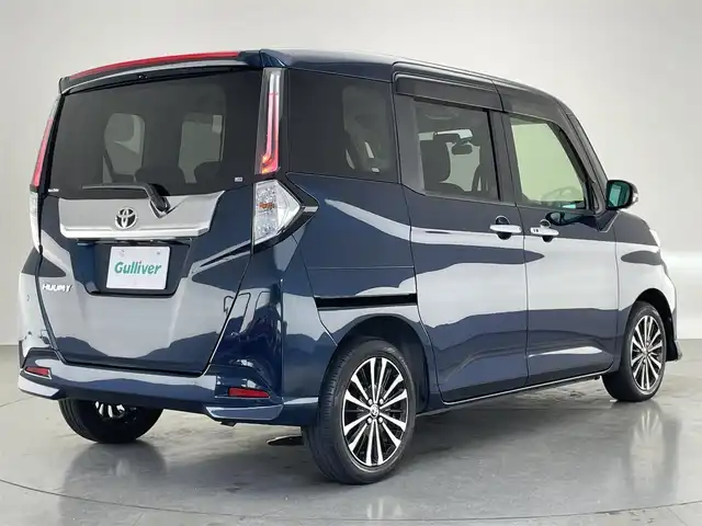 トヨタ ルーミー カスタムG－T 愛知県 2021(令3)年 2.8万km レーザーブルークリスタルシャイン 純正９型ナビ　全方位カメラ　両側パワスラ　禁煙車　Ｂｌｕｅｔｏｏｔｈ　フルセグＴＶ　ＤＶＤ　セーフティセンス　衝突軽減　追従クルコン　ＬＥＤオートライト　シートヒーター　ＥＴＣ２．０　ドラレコ　フォグ