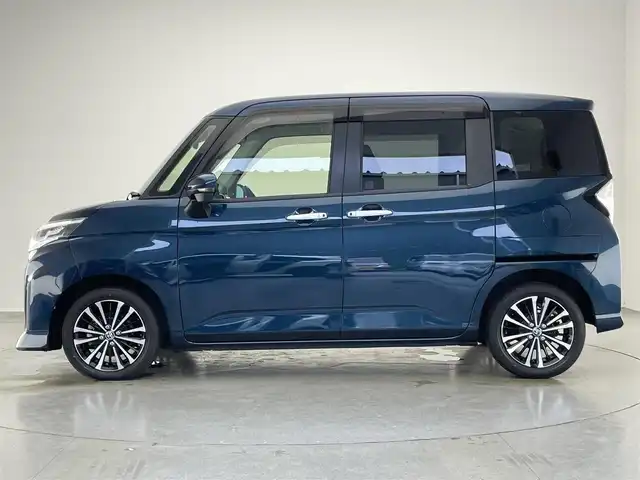 トヨタ ルーミー カスタムG－T 愛知県 2021(令3)年 2.8万km レーザーブルークリスタルシャイン 純正９型ナビ　全方位カメラ　両側パワスラ　禁煙車　Ｂｌｕｅｔｏｏｔｈ　フルセグＴＶ　ＤＶＤ　セーフティセンス　衝突軽減　追従クルコン　ＬＥＤオートライト　シートヒーター　ＥＴＣ２．０　ドラレコ　フォグ