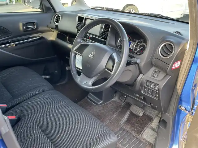 三菱 ｅＫスペース カスタムG セーフティパッケージ 東京都 2017(平29)年 7.6万km ライトニングブルーマイカ (株)IDOMが運営する【じしゃロン昭島店】の自社ローン専用車両になります。こちらは現金またはオートローンご利用時の価格です。自社ローンご希望の方は別途その旨お申付け下さい/社外ナビ/BT/フルセグTV/SD/マルチアラウンド/バックカメラ/D席シートヒーター/両側パワースライドドア/エンジンスタートボタン/ETC(社外)/AUTOライト/純正フロアマット/アイドリングストップ/電動格納ミラー