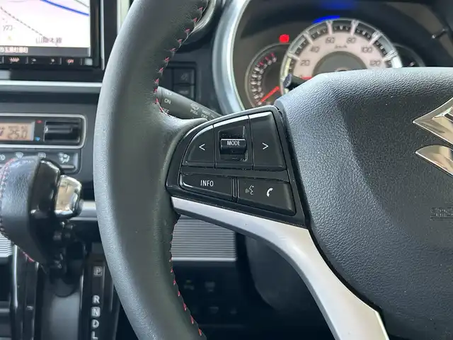 スズキ スペーシア カスタム HYBRID XS 島根県 2018(平30)年 8.6万km ブルーイッシュブラックパール3 レーダーブレーキサポート/8インチナビ/CD/DVD/DTV/Bluetooth/USB/全方位カメラ/両側パワースライドドア /後席モニター/ハーフレザー調シート/シートヒーター /コーナーセンサー /ドライブレコーダー/ETC/ステアリングスイッチ/スマートキー/プッシュスタート /電動格納ミラー/HUD