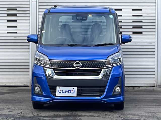 日産 デイズ ルークス ハイウェイスターX 道央・札幌 2018(平30)年 5.1万km オーシャンブルーP (株)IDOMが運営する【じしゃロン札幌店】の自社ローン専用車両になりますこちらは現金またはオートローンご利用価格です。自社ローンご希望の方は別途その旨お申し付けください。/4WD/CDプレイヤー/片側パワースライドドア　/アラウンドビューモニター　/バックカメラ　/リアサーキュレーター　/フォグランプ　/LED/純正14インチアルミホイール　/純正フロアマット　/スマートキー　/ドアバイザー　/取扱説明書/衝突被害軽減システム