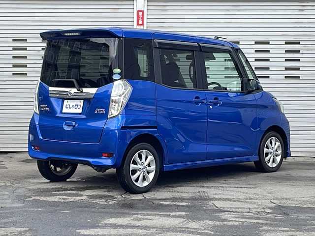 日産 デイズ ルークス ハイウェイスターX 道央・札幌 2018(平30)年 5.1万km オーシャンブルーP (株)IDOMが運営する【じしゃロン札幌店】の自社ローン専用車両になりますこちらは現金またはオートローンご利用価格です。自社ローンご希望の方は別途その旨お申し付けください。/4WD/CDプレイヤー/片側パワースライドドア　/アラウンドビューモニター　/バックカメラ　/リアサーキュレーター　/フォグランプ　/LED/純正14インチアルミホイール　/純正フロアマット　/スマートキー　/ドアバイザー　/取扱説明書/衝突被害軽減システム