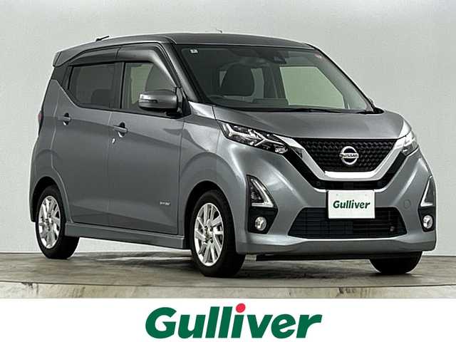 日産 デイズ ハイウェイスターX 愛知県 2020(令2)年 6.1万km チタニウムグレーメタリック 禁煙車/ワンオーナー/純正9インチナビ(MM319D-L)/（フルセグTV/ＣＤ/ＤＶＤ/Ｂｌｕｅｔｏｏｔｈ）　/アラウンドビューモニター　/衝突軽減ブレーキ　/コーナーセンサー　/レーンキープアシスト/コーナーセンサー/ＥＴＣ　/ドライブレコーダー　/ＬＥＤヘッドライト/フォグランプ/オートライト/スマートキー　/スペアキー有　/純正アルミホイール/純正フロアマット/アイドリングストップ