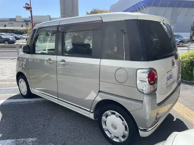 ダイハツ ムーヴ キャンバス G メイクアップ リミテッド　SAⅢ 兵庫県 2020(令2)年 10.7万km パールホワイトⅢ/スムースグレーマイカメタリック 2トーン (株)IDOMが運営する【じしゃロン西宮店】の自社ローン専用車両になります。こちらは現金またはオートローンご利用時の価格です。自社ローンご希望の方は別途その旨お申付け下さい/＊ETC/＊バックカメラ/＊全周囲カメラ/＊フルセグ/＊ドラレコあり/＊USBあり/＊両側パワスラ/＊横滑り防止装置/＊オートライト/＊コーナーセンサー/＊衝突被害軽減システム