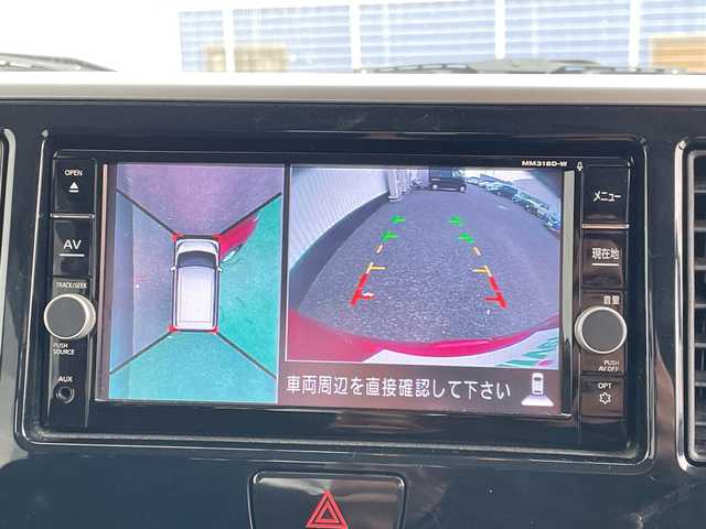 日産 デイズ ルークス ハイウェイスターX 千葉県 2018(平30)年 6.4万km スパークリングレッド/ブラック 純正メモリナビ/(フルセグTV/BT/CD/DVD/FM/AM)/全周囲カメラ/ドライブレコーダー/衝突被害軽減システム/車線逸脱警報/片側パワースライドドア/横滑り防止装置/ETC/アイドリングストップ/LEDヘッドライト/フォグランプ/オートライト/ウィンカーミラー/電動格納ミラー/純正14インチAW/シートリフター/プッシュスタート/スマートキー/フロアマット/スペアキー