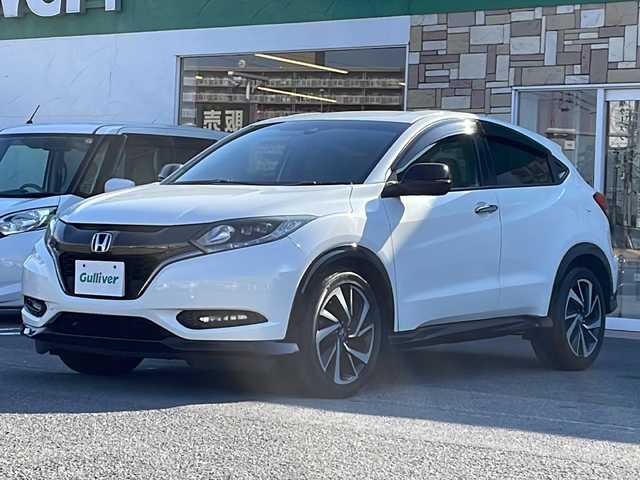 ホンダ ヴェゼル RS ホンダセンシング 徳島県 2017(平29)年 9.1万km ホワイトオーキッドパール 8インチナビ【AVIC-RL99】/（Bluetooth/フルセグ/CD/DVD/SD）/バックカメラ/シートヒーター（D+N席）/追従式クルーズコントロール/パドルシフト/LEDヘッドライト/オートライト/フォグライト/前後ドライブレコーダー/ETC/純正AW/純正フロアマット/プッシュスタート/スマートキー/取扱説明書/保証書