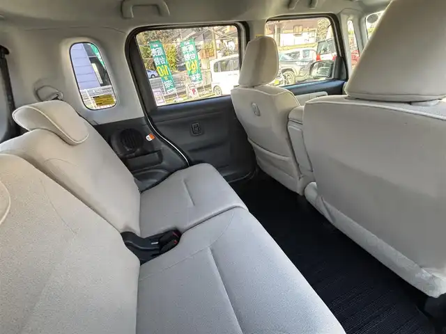 ダイハツ ムーヴ キャンバス G メイクアッフ SA Ⅱ 熊本県 2017(平29)年 11.7万km パールホワイトⅢ/ファインミントメタリック 2トーン 純正オーディオ/【CD/USB】/両側パワースライドドア/衝突被害軽減ブレーキ/アイドリングストップ/ドライブレコーダー/ETC/オートライト/プッシュスタート/純正フロアマット/純正ドアバイザー/横滑り防止/盗難防止装置/取扱説明書