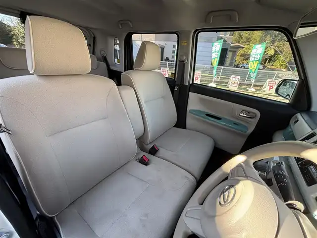 ダイハツ ムーヴ キャンバス G メイクアッフ SA Ⅱ 熊本県 2017(平29)年 11.7万km パールホワイトⅢ/ファインミントメタリック 2トーン 純正オーディオ/【CD/USB】/両側パワースライドドア/衝突被害軽減ブレーキ/アイドリングストップ/ドライブレコーダー/ETC/オートライト/プッシュスタート/純正フロアマット/純正ドアバイザー/横滑り防止/盗難防止装置/取扱説明書