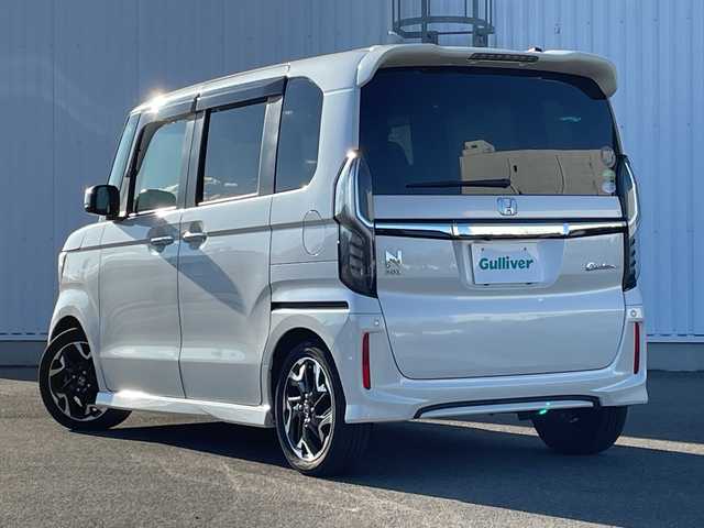 ホンダ Ｎ ＢＯＸ カスタム G L ターボ ホンダセンシング 愛媛県 2018(平30)年 3.7万km プレミアムホワイトパールⅡ 純正ナビ/バックカメラ/ＥＴＣ/ドラレコ前後/ＬＥＤ/アダプティブクルーズコントロール/横滑り防止装置/レーンキープアシスト/衝突被害軽減システム/コーナーセンサー/両側パワースライドドア/革巻きステアリング/純正AW/純正フロアマット/スタッドレスタイヤ積載 155/65/14