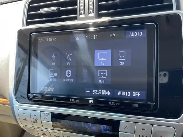 トヨタ ランドクルーザー プラド TX Lパッケージ 茨城県 2022(令4)年 5万km ホワイトパールクリスタルシャイン 純正ナビ/【AM・FM・DISC・TV・SD・BT・USB・HDMI】/サンルーフ/ルーフレール/モデリスタエアロ/パワーシート/シートヒーター/エアシート/４WD/センターデフロック/ダウンヒルアシストコントロール/レーダークルコン/ETC2.0/Bカメラ/前後ドラレコ/前後コーナーセンサー/ディーゼル車