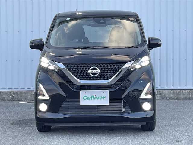 日産 デイズ ハイウェイスターX 福岡県 2020(令2)年 4万km ブラック 純正ナビ（ＭＪ１１９Ｄ－Ｗ）/全周囲カメラ/衝突軽減/レーンアシスト/アイドリングストップ/フルセグＴＶ/ブルートゥース/純正ＡＷ/ＬＥＤオートライト/フォグランプ/スマートキー/プッシュスタート/ドアバイザー/電動格納ミラー/コーナーセンサー