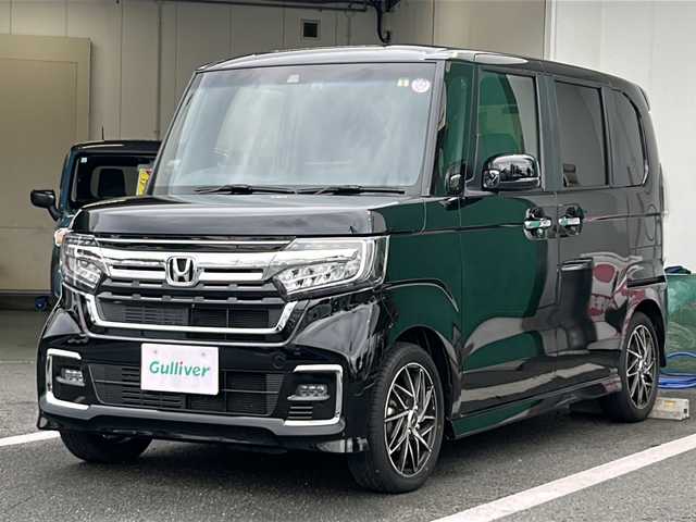 ホンダ Ｎ ＢＯＸ カスタム L ターボ 京都府 2023(令5)年 3万km クリスタルブラックパール 純正９インチナビ　フルセグ　Ｂｌｕｅｔｏｏｔｈオーディオ　ＤＶＤ再生　バックカメラ　両側パワースライド　ＬＥＤヘッドライト　アダプティブクルーズコントロール　レーンキープアシスト　前後ドラレコ　禁煙車