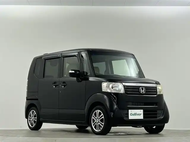 ホンダ Ｎ ＢＯＸ G Lパッケージ 埼玉県 2013(平25)年 11万km クリスタルブラックパール 純正ナビ　Ｂｌｕｅｔｏｏｔｈ　TV バックカメラ　シートカバー　片側パワースライドドア スペアキー 純正フロアマット チップアップ スマートキー 純正14インチホイール