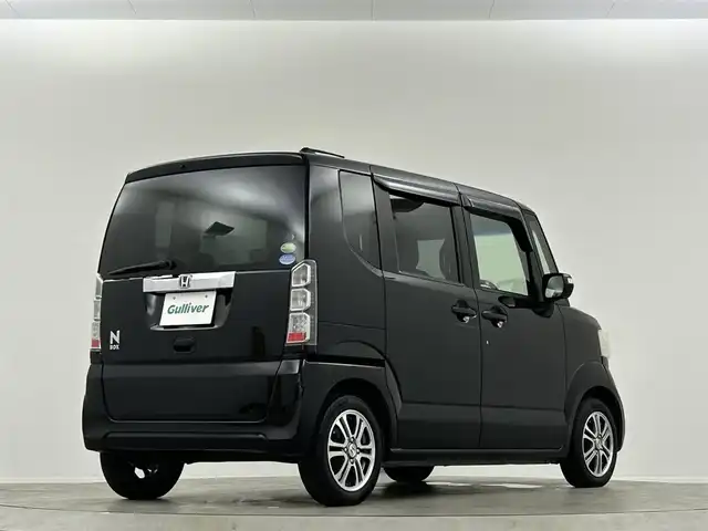 ホンダ Ｎ ＢＯＸ G Lパッケージ 埼玉県 2013(平25)年 11万km クリスタルブラックパール 純正ナビ　Ｂｌｕｅｔｏｏｔｈ　TV バックカメラ　シートカバー　片側パワースライドドア スペアキー 純正フロアマット チップアップ スマートキー 純正14インチホイール