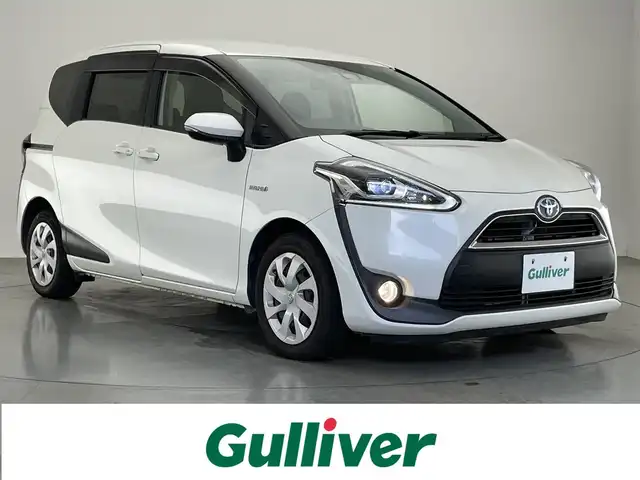 トヨタ シエンタ ハイブリッド G クエロ 愛知県 2018(平30)年 7.5万km ホワイトパールクリスタルシャイン 純正ナビ　ＴＶ　Ｂｌｕｅｔｏｏｔｈ　ＵＳＢ　シートヒーター　ハーフレザー　両側パワースライドドア　純正ドラレコ　ＥＴＣ　トヨタセーフティセンス　衝突軽減装置　車線逸脱警報　ＬＥＤオートライト　禁煙車