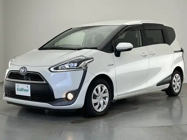 トヨタ シエンタ ハイブリッド G クエロ 愛知県 2018(平30)年 7.5万km ホワイトパールクリスタルシャイン 純正ナビ　ＴＶ　Ｂｌｕｅｔｏｏｔｈ　ＵＳＢ　シートヒーター　ハーフレザー　両側パワースライドドア　純正ドラレコ　ＥＴＣ　トヨタセーフティセンス　衝突軽減装置　車線逸脱警報　ＬＥＤオートライト　禁煙車