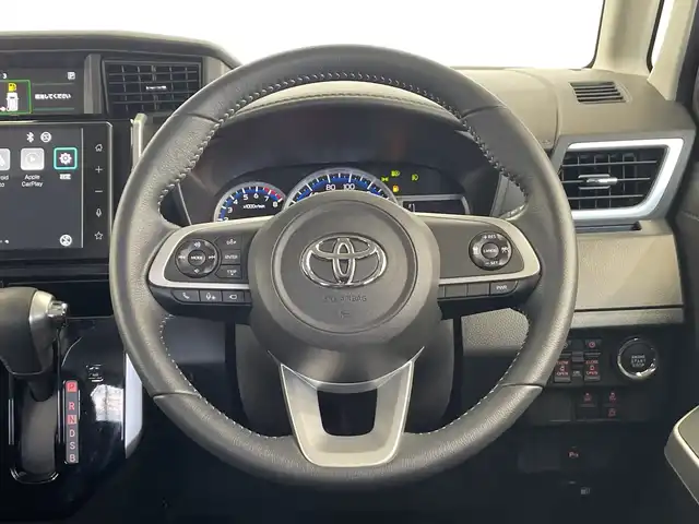 トヨタ ルーミー カスタムG 栃木県 2023(令5)年 0.5万km 紺 ディスプレイオーディオ/（Applecarplay/Androidauto/Bluetooth/USB/TV）/全方位モニター/前方ドライブレコーダー/ETC/シートヒーター/スマートアシスト/前後コーナーセンサー/両側パワースライドドア/純正アルミホイール/純正フロアマット/LEDヘッドライト/スマートキー/プッシュスタート