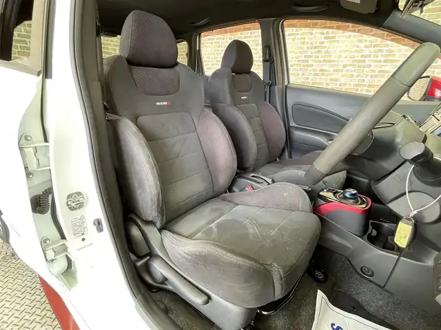 日産 ノート e－パワー ニスモ 岩手県 2018(平30)年 6.1万km ブリリアントホワイトパール アラウンドビューモニター/インテリジェントルームミラー/専用サスペンション/専用チューニングコンピューター/専用スポーツシート　/エマージェンシーブレーキ/車線逸脱警報/踏み間違い衝突防止アシスト/前後ソナー/純正ナビ/フルセグTV/ETC２．０/LEDヘッドライト/純正16インチアルミホイール/純正フロアマット