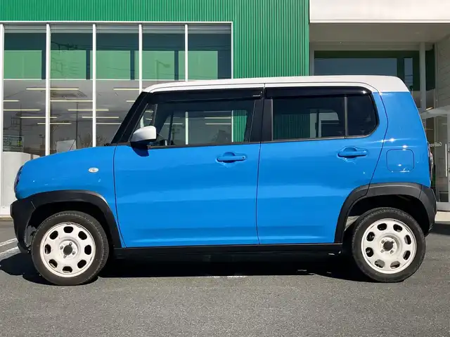 スズキ ハスラー G 静岡県 2018(平30)年 4.8万km サマーブルーM エンジンスタートボタン/パワーステアリング/パワーウィンドウ/アイドリングストップ/オートエアコン/バックカメラ/社外ディスプレイオーディオ（FH-7100DVD）/ドライブレコーダー/純正フロアマット/布シート/前席シートヒーター/ABS/横滑り防止装置/盗難防止装置/ハロゲン/Wエアバッグ/衝突軽減システム