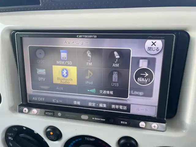 トヨタ ＦＪクルーザー 埼玉県 2013(平25)年 9.3万km ホワイト ・ワンオーナー/・社外ナビ/・リフトアップ2インチ/・バックカメラ/・コーナーセンサー/・ETC