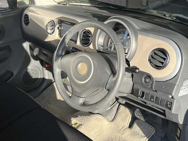 スズキ ラパン 10thアニバーサリーリミテッド 静岡県 2012(平24)年 9.4万km 茶 社外ナビ/シートヒーターD席/ETC/純正アルミホイール/純正フロアマット/スマートキー/スペアキー×１/プッシュスタート/オートエアコン/ハロゲンヘッドライト/Wエアバッグ/ABS/パワーウィンドウ/パワーステアリング