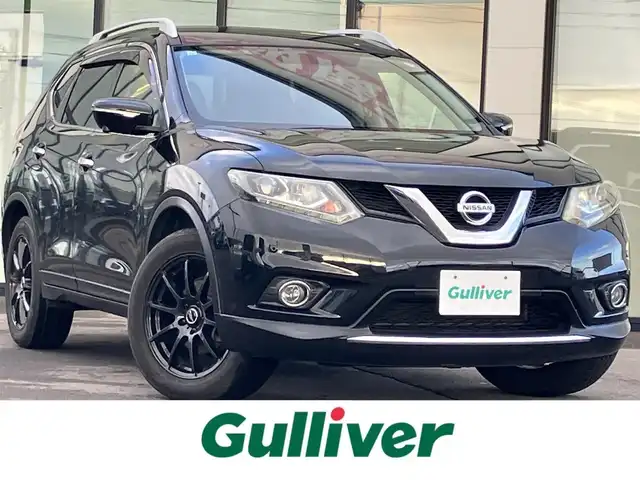 日産 エクストレイル 20X 道南・函館 2015(平27)年 8.4万km ダイヤモンドブラック /純正ナビ//フルセグＴＶ//全周囲カメラ//エンジンスターター//シートヒーター//ハーフレザーシート//コーナーセンサー//コーナリングスタビリティアシスト//オートライト//フロアマット//スマートキー//スペアキー//プッシュスタート//ＥＴＣ