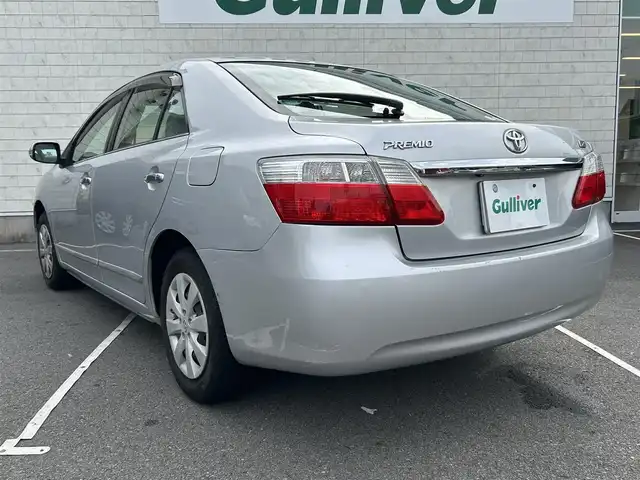トヨタ プレミオ 1．8X Lパッケージ 静岡県 2007(平19)年 5.3万km シルバーM ワンオーナー/純正オーディオディスプレイ/　（AM/FM/CD）/バックカメラ/純正シートカバー/横滑り防止装置/純正ドアバイザー/純正フロアマット/スマートキー/ダブルサイドエアバッグ/オートライト/保証書/取扱説明書
