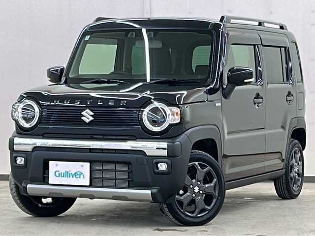 スズキ ハスラー タフワイルド 道央・札幌 2024(令6)年 0.4万km ブルーイッシュブラックパール3 /4WD//LEDヘッドライト//スズキセーフティサポート//前後コーナーセンサー//シートヒーター//フォグランプ//アイドリングストップ//ヒルディセントコントロール//グリップコントロール//前席シートヒーター//スノーモード//スペアキー１本//追従式クルーズコントロール//パーキングアシスト