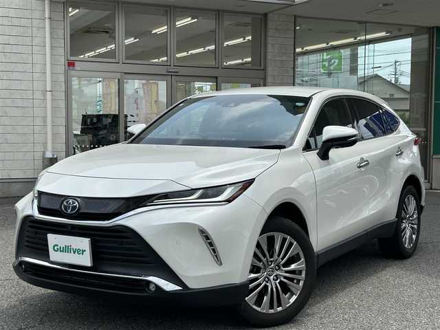 トヨタ ハリアー ハイブリッド Z レザーパッケージ 兵庫県 2020(令2)年 4.8万km ホワイトパールクリスタルシャイン ワンオーナー/純正メーカーナビ/フルセグTV/Bluetooth/FM/AM/JBLサウンドシステム/パノラミックビューモニター/ビルトインETC2.0/デジタルインナーミラー/プリクラッシュセーフティ/レーントレーシングアシスト/ブラインドスポットモニター/レーダークルーズコントロール/リヤクロストラフィックアラート/パーキングサポートブレーキ/ヘッドアップディスプレイ/ロードサインアシスト/オートマチックハイビーム/前後クリアランスソナー/先行車発進告知/ステアリングスイッチ/D/N パワーシート/D/N シートヒーター/D/N エアーシート/ステアリングヒーター/レザーシート/LEDヘッドライト/フォグランプ/オートライト/プッシュスタート/電格ミラー/ISOFIX/革巻きステアリング/純正フロアマット/スペアキー/新車時保証書/取扱説明書
