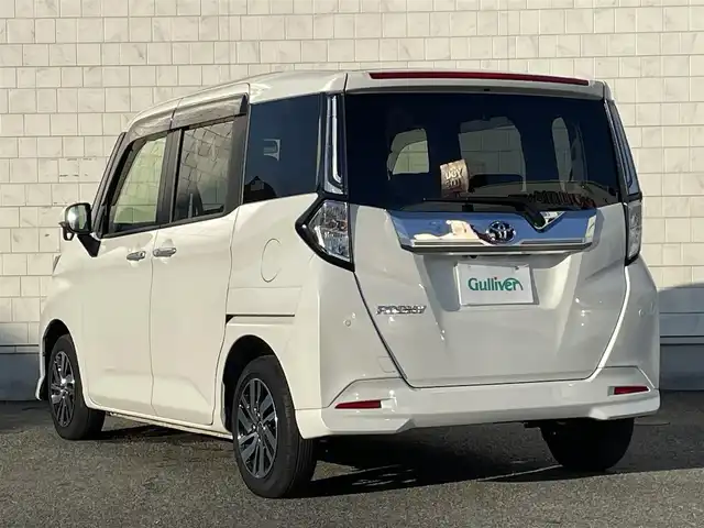 トヨタ ルーミー カスタムG 山口県 2023(令5)年 1.8万km パールホワイトⅢ SDナビ ワンセグTV CD BT/パノラミックビューモニター/両側パワースライドドア/前席シートヒーター/衝突被害軽減ブレーキ/レーダークルーズコントロール/レーンアシスト/オートマチックハイビーム/LEDオートヘッドライト/フォグライト/スマートキー 2個/前後ドラレコ/電動パーキングブレーキ/横滑り防止/ステアリングリモコン/革巻きステアリング/コーナーセンサー/禁煙車