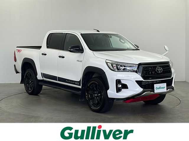 トヨタ ハイラックス Z ブラックラリーエディション 栃木県 2019(平31)年 6.4万km スーパーホワイトⅡ ４ＷＤ/トヨタセーフティセンス/純正ナビ/　フルセグ/CD/DVD/BT/USB/SD/バックカメラ/前後ドライブレコーダー/ETC/TRDマフラー /TRDサイドステップ/TRDマッドガード　/純正フロアマット/クルーズコントロール/オートライト/フォグランプ/横滑り防止/リヤデフロック/レーンキープアシスト/ヒルダウンアシスト