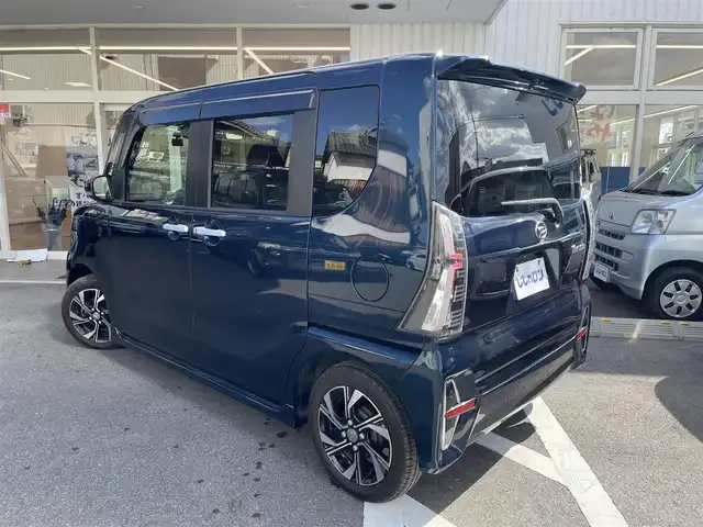 ダイハツ タント カスタム X セレクション 大阪府 2020(令2)年 10.9万km レーザーブルークリスタルシャイン (株)IDOMが運営する【じしゃロン東大阪店】の自社ローン専用車両になりますこちらは現金またはオートローンご利用時の価格です。自社ローンご希望の方は別途その旨お申付け下さい/社外ナビ/フルセグTV/Bluetooth/バックカメラ/ETC/前席シートヒーター/両側パワースライドドア/LEDヘッドライト/運転席ロングスライドシート/ハーフレザー/コーナーセンサー/衝突軽減システム/取説（車両・ナビ）＆保証書
