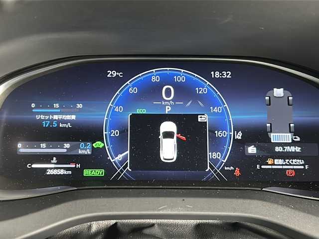 トヨタ ハリアー ハイブリッド Z レザーパッケージ 広島県 2023(令5)年 2.7万km プレシャスブラックパール 調光パノラマルーフ/モデリスタエアロ（F/S/R）/トヨタセーフティセンス/・プリクラッシュセーフティ/・レーンディパーチャーアラート/・LTA/・先行車発進告知/・RSA/・レーダークルーズコントロール/クリアランスソナー/HUD/BSM/デジタルインナーミラー/JBLプレミアムサウンド/純正12.3インチナビ/・フルセグ/Bluetooth/HDMI/USB/パノラミックビューモニター/ステアリングヒーター/革巻きステアリング/ステアリングスイッチ/黒革シート/シートヒーター/ベンチレーション/パワーシート/シートメモリー/ワイヤレス充電/レーダー探知器（ZERO807LV）/純正ドライブレコーダー/ETC2.0/純正ドアバイザー/純正19インチアルミホイール/W+サイド+カーテンエアバック