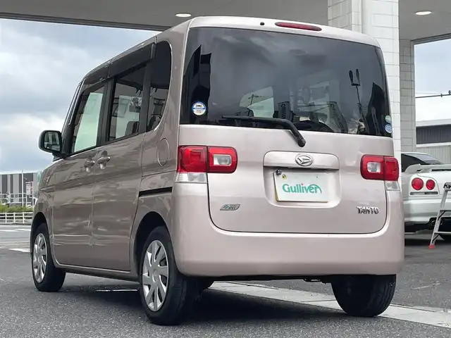 ダイハツ タント X 岡山県 2013(平25)年 4.8万km ライトローズマイカメタリック 登録時走行距離47818km/純正CDオーディオ/片側パワースライドドア/ドライブレコーダー/オートエアコン/フロアマット/スマートキー/保証書