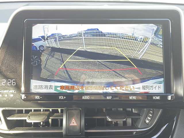 トヨタ Ｃ－ＨＲ G モード ネロ 愛知県 2019(令1)年 7.2万km ブラックマイカ 純正SDナビ/【フルセグ・DVD再生可・CD・Bluetooth】/バックカメラ/ビルトインETC/Toyota Safety Sense/【プリクラッシュセーフティシステム・レーンディパーチャーアラート・レーダークルーズコントロール・ブラインドスポットモニター】/アイドリングストップ/シートヒーター/カーテンエアバック/プッシュスタート/スマートキー/スペアキーあり/純正フロアマット/ドアバイザー/新車保証書/取扱説明書