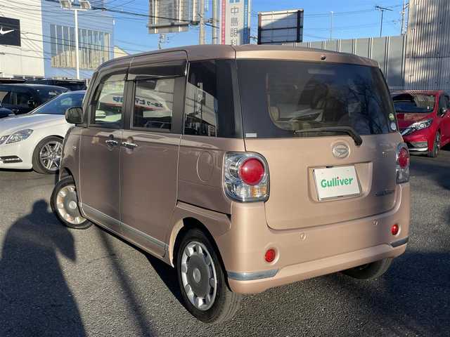 ダイハツ ムーヴ キャンバス G メイクアップ リミテッド　SAⅢ 埼玉県 2018(平30)年 0.6万km ライトローズマイカメタリックⅡ AIS検査済み/登録時走行5608km/車検R8年3月まで/純正8型ナビ/CD/DVD/BT/フルセグTV/360カメラ/両側電動スライドドア/レーダークルーズコントロール/レーダーブレーキ/オートハイビーム/LEDヘッドライト/ドライブレコーダー/ETC/フロアマット/ドアバイザー/アイドリングストップ/スマートキー/スペアキー/新車保証書