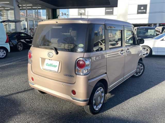 ダイハツ ムーヴ キャンバス G メイクアップ リミテッド　SAⅢ 埼玉県 2018(平30)年 0.6万km ライトローズマイカメタリックⅡ AIS検査済み/登録時走行5608km/車検R8年3月まで/純正8型ナビ/CD/DVD/BT/フルセグTV/360カメラ/両側電動スライドドア/レーダークルーズコントロール/レーダーブレーキ/オートハイビーム/LEDヘッドライト/ドライブレコーダー/ETC/フロアマット/ドアバイザー/アイドリングストップ/スマートキー/スペアキー/新車保証書