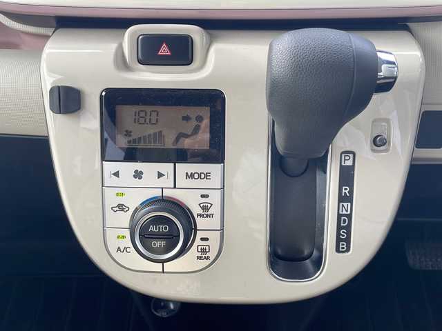 ダイハツ ムーヴ キャンバス G メイクアップ リミテッド　SAⅢ 山口県 2018(平30)年 0.6万km ライトローズマイカメタリックⅡ 禁煙車　/純正８型ナビ　/Bluetooth/CD/DVD/フルセグTV/両側電動スライドドア　/全方位バックカメラ/レーンキープアシスト　/コーナーセンサー　/ＬＥＤヘッドライト　/オートハイビーム　/純正フロアマット　/ドアバイザー/ドライブレコーダー　/ETC/スマートキー