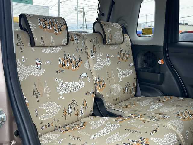ダイハツ ムーヴ キャンバス G メイクアップ リミテッド　SAⅢ 山口県 2018(平30)年 0.6万km ライトローズマイカメタリックⅡ 禁煙車　/純正８型ナビ　/Bluetooth/CD/DVD/フルセグTV/両側電動スライドドア　/全方位バックカメラ/レーンキープアシスト　/コーナーセンサー　/ＬＥＤヘッドライト　/オートハイビーム　/純正フロアマット　/ドアバイザー/ドライブレコーダー　/ETC/スマートキー