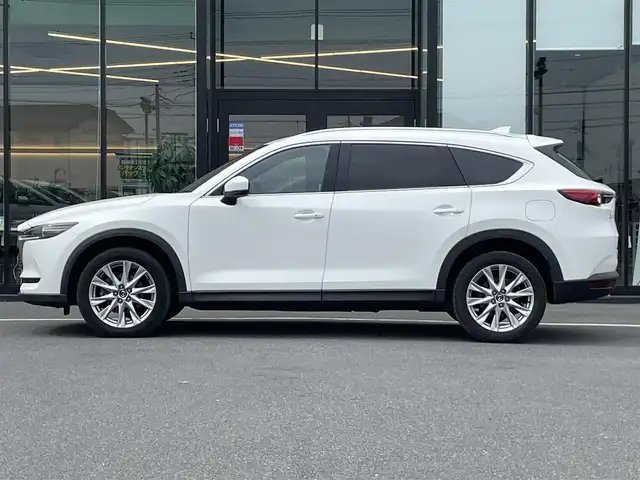 マツダ ＣＸ－８ XD プロアクティブ 茨城県 2018(平30)年 3.9万km スノーフレイクホワイトパールマイカ 純正ナビ/【AM・FM・aha・Sticher・BT・USB・ＣＤ・ＤＶＤ・ＡＵＸ・ＴＶ】/シートヒーター/パワーシート/シートメモリ/ステアリングヒーター/ルーフレール/電動リアゲート/ＢＳＭ/ＨＵＤ/レーダークルコン/全方位カメラ/ＥＴＣ/前後ドラレコ/前後コーナーセンサー/ブレーキホールド/オートライト/純正フロアマット/純正アルミホイール