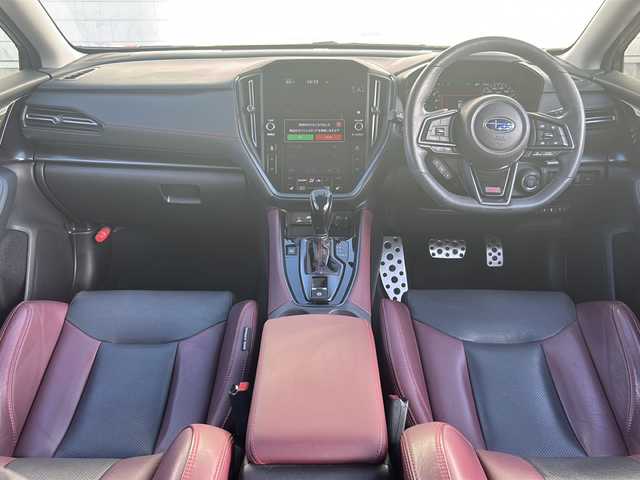 スバル レヴォーグ 1．8STIスポーツ EX 千葉県 2021(令3)年 5.5万km ピュアレッド ワンオーナー/スバルアイサイトテクノロジー/・衝突軽減ブレーキ/・レーダークルーズコントロール/・ステアリング連動ヘッドランプ/・横滑り防止/・オートライト/・SOSコール/・サイドカメラ/・バックカメラ/純正11.6インチナビ/・AM/FM/フルセグTV/・Bluetooth/USB/AUX/赤レザーシート/パドルシフト/パワーシート前席/シートヒーター前席/後席/シートメモリー/パワーバックドア/LEDヘッドライト/LEDフォグランプ/ETC/純正ラバーフロアマット/純正ドアバイザー/電動パーキング/プッシュスタート/スマートキー/スペアキー/保証書/取扱説明書