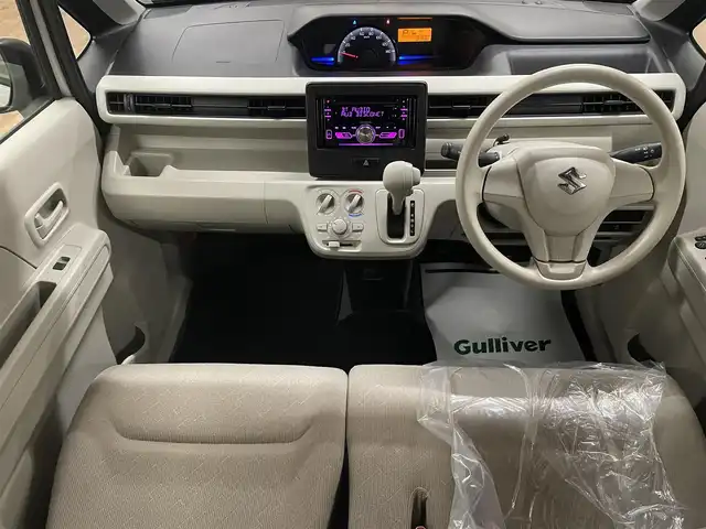 スズキ ワゴンＲ FA 道央・札幌 2018(平30)年 11.3万km シルキーシルバーメタリック 4WD/寒冷地仕様/横滑り防止/社外CDオーディオ/シートヒーター（D席）/ミラーヒーター/ETC/リモコンキー/スペアキー/フロアマット/ドアバイザー/サマータイヤセット積込み　/　155/65/14　2018年製3mm/保証書/取扱説明書