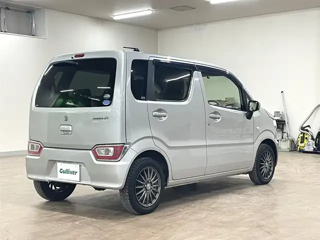 スズキ ワゴンＲ FA 道央・札幌 2018(平30)年 11.3万km シルキーシルバーメタリック 4WD/寒冷地仕様/横滑り防止/社外CDオーディオ/シートヒーター（D席）/ミラーヒーター/ETC/リモコンキー/スペアキー/フロアマット/ドアバイザー/サマータイヤセット積込み　/　155/65/14　2018年製3mm/保証書/取扱説明書